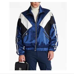 Balmain monogram panel track jacket mens size 50/40R